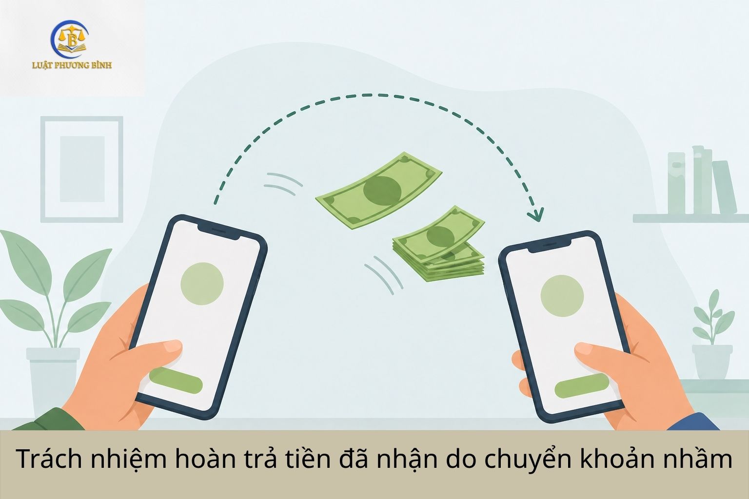 Trách nhiệm pháp lý, hướng xử lý khi nhận được tiền do chuyển khoản nhầm