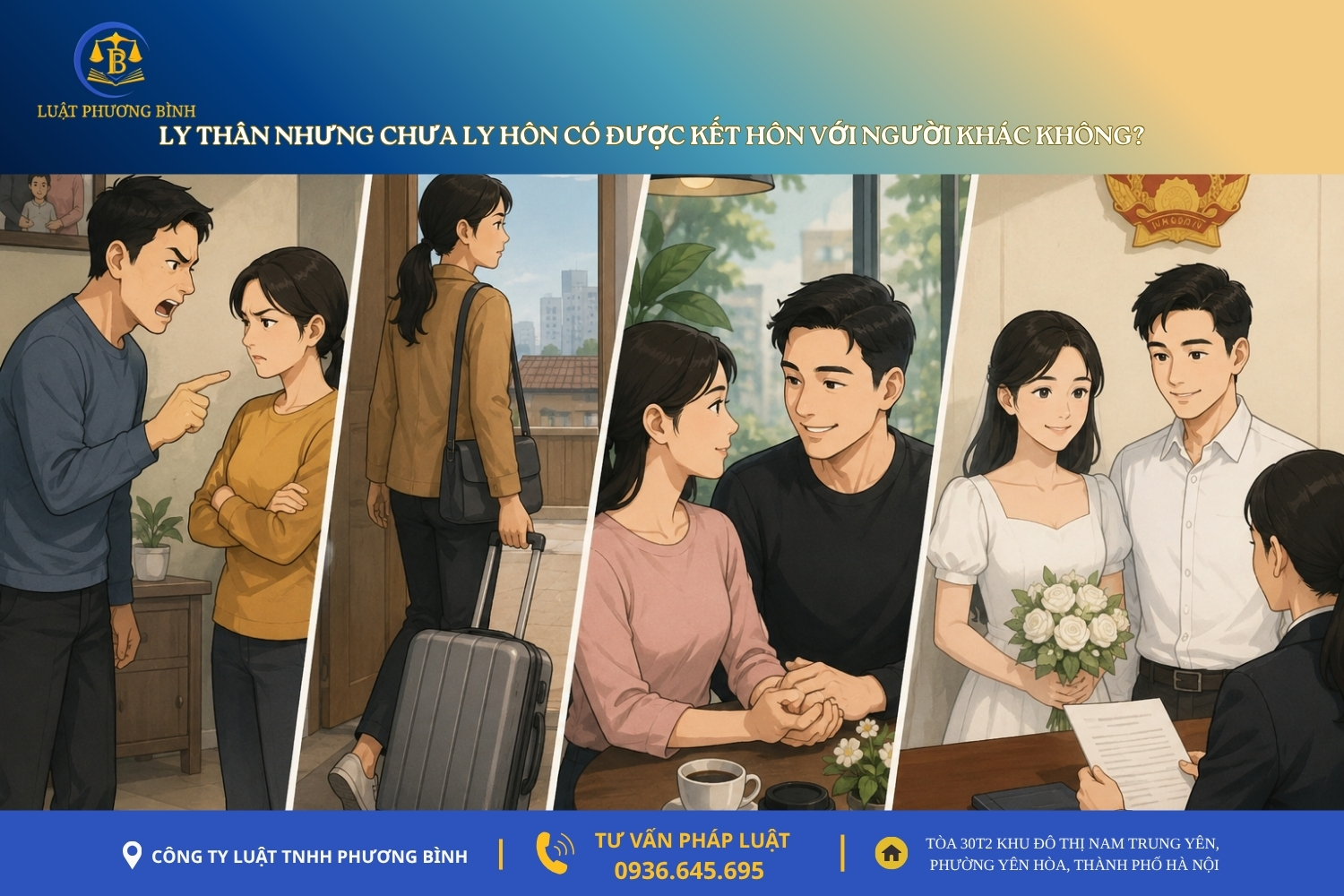 Ly thân nhưng chưa ly hôn có được chung sống với người khác không?