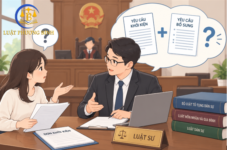 Trong vụ án dân sự, đã khởi kiện nhưng đương sự muốn bổ sung thêm yêu cầu khác thì có được bổ sung không?