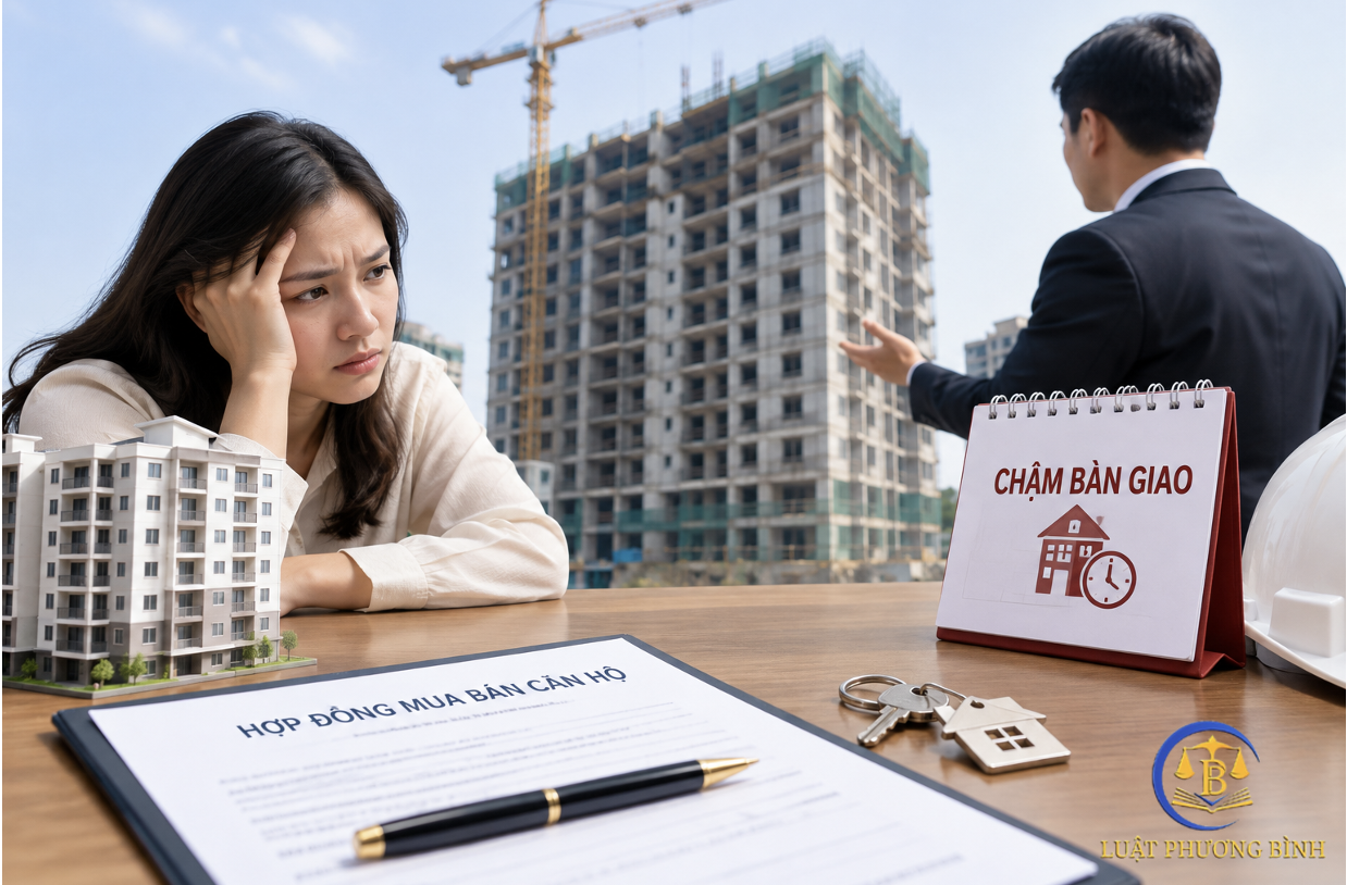 Chủ đầu tư chậm bàn giao căn hộ chung cư, người mua có quyền yêu cầu bồi thường không?