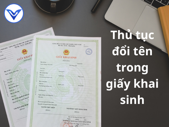 Thủ tục đổi tên trong giấy khai sinh