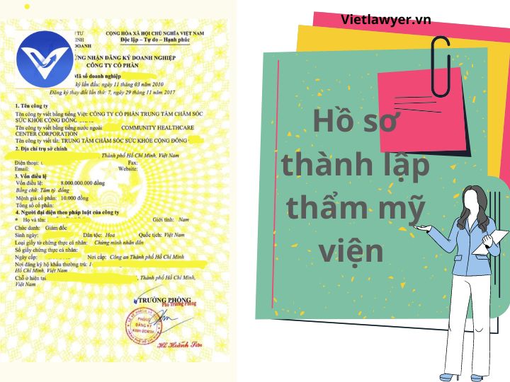 Hồ sơ thành lập công ty thẩm mỹ | Luật sư doanh nghiệp | VietLawyer.vn