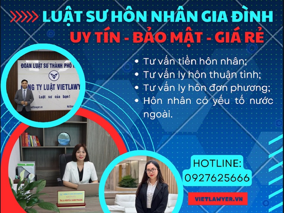 Dịch vụ tư vấn luật tiền hôn nhân | Luật sư hôn nhân gia đình | Vietlawyer.vn