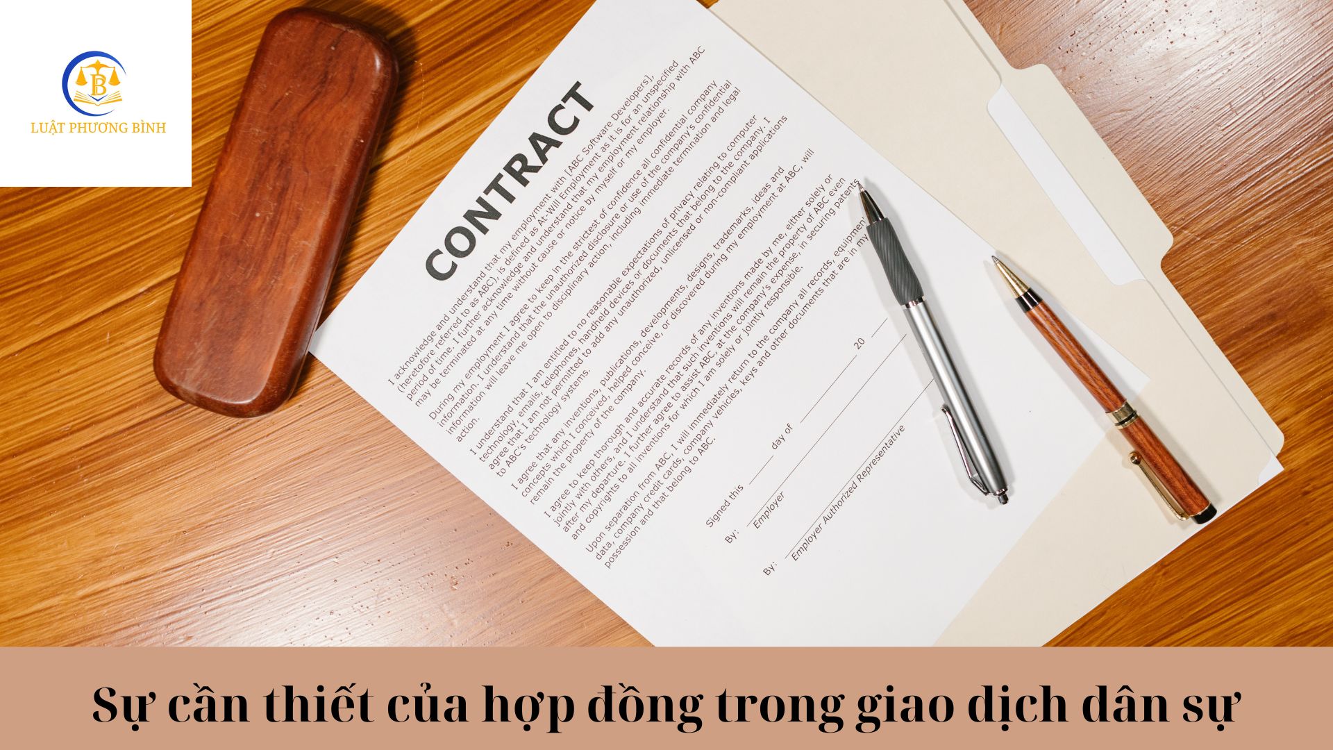Sự cần thiết của hợp đồng trong giao dịch dân sự