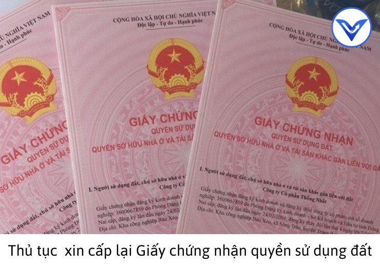 Thủ tục xin cấp lại sổ đỏ bị mất