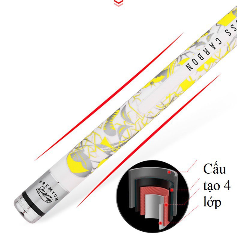 Cần Tay Bạch Long Độ Cứng 7H  (Tặng kèm 1 ngọn phụ )