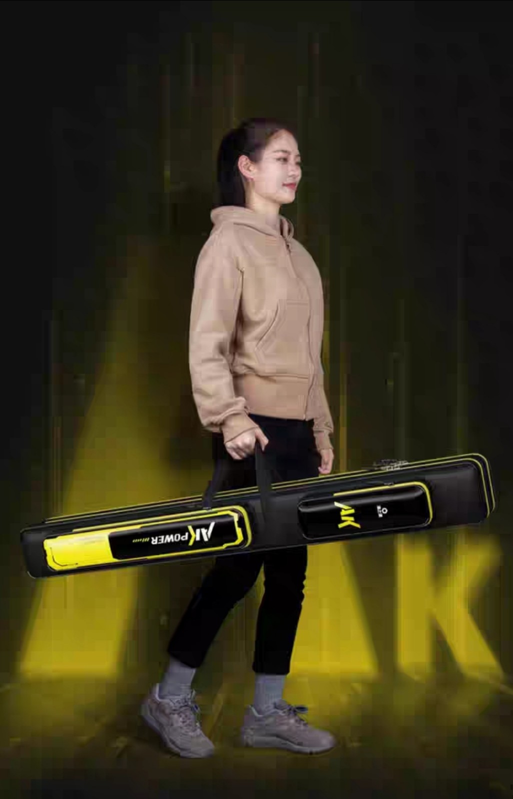 Bao Đựng Cần 2 ngăn chính 2 ngăn phụ AK Power dài 1m30