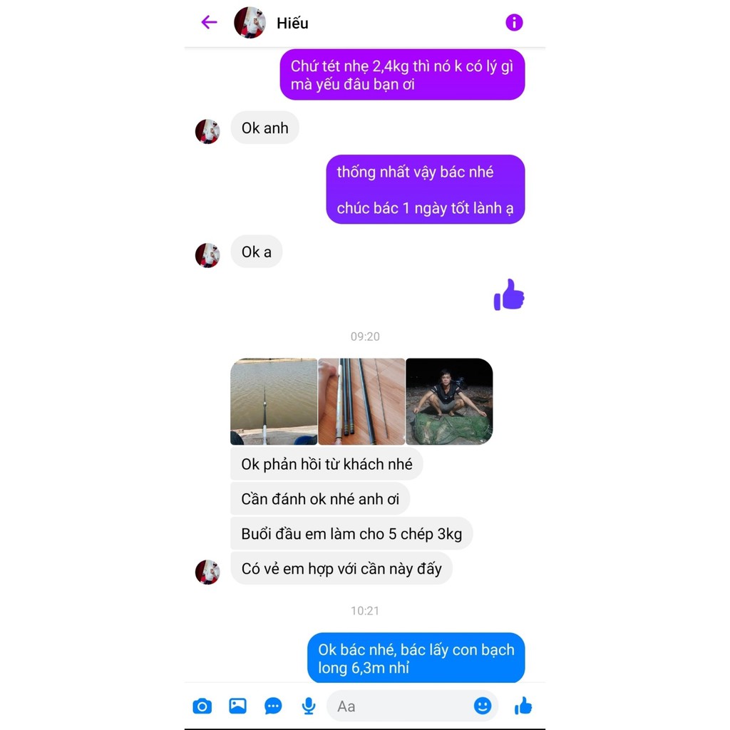 Cần Tay Bạch Long Độ Cứng 7H  (Tặng kèm 1 ngọn phụ )