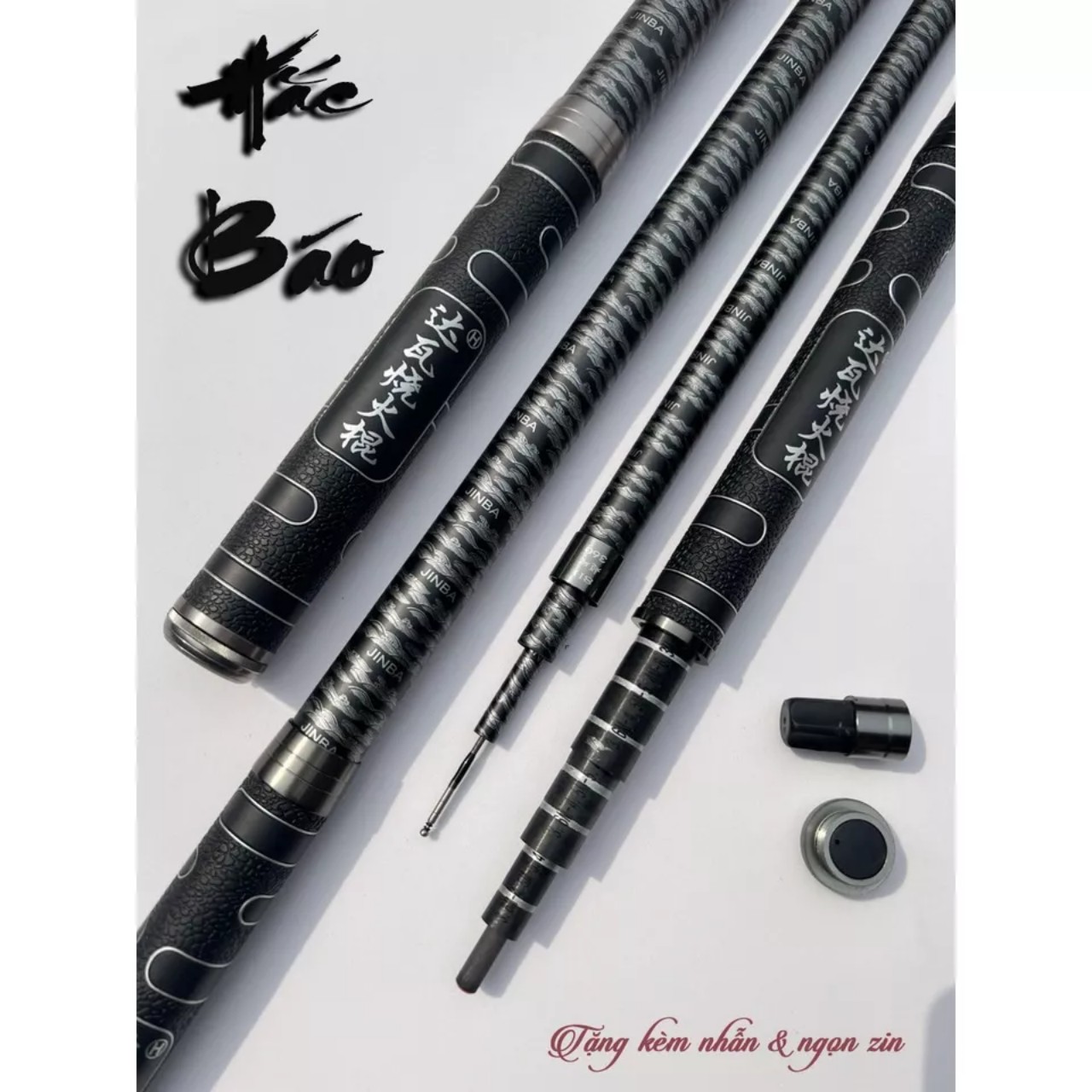 Cần Câu Tay 8H Hắc Báo Ngọn Bi Hàng Chuẩn Nội Địa-Bảo Hành 1 Lóng Trừ Gốc