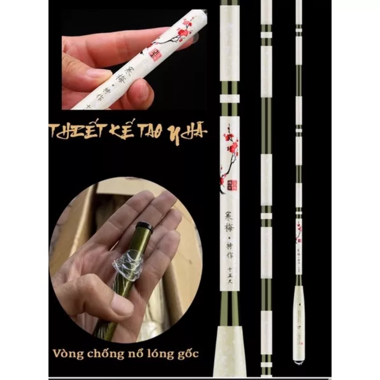 Cần Câu Tay Hoa Mực Mai 3H