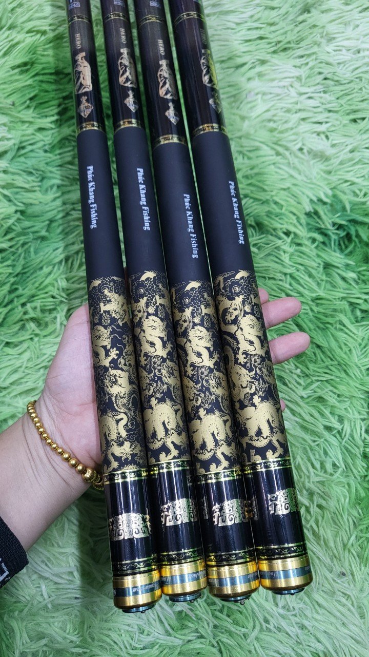 Cần Hắc Long Phúc Khang 6h - Tặng kèm 1 ngọn