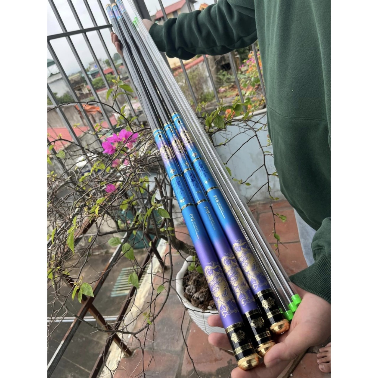 CẦN TAY TRIỆU TỬ LONG (TRIỆU VÂN) với độ cứng 6H - kèm 1 ngọn và 1 nhẫn