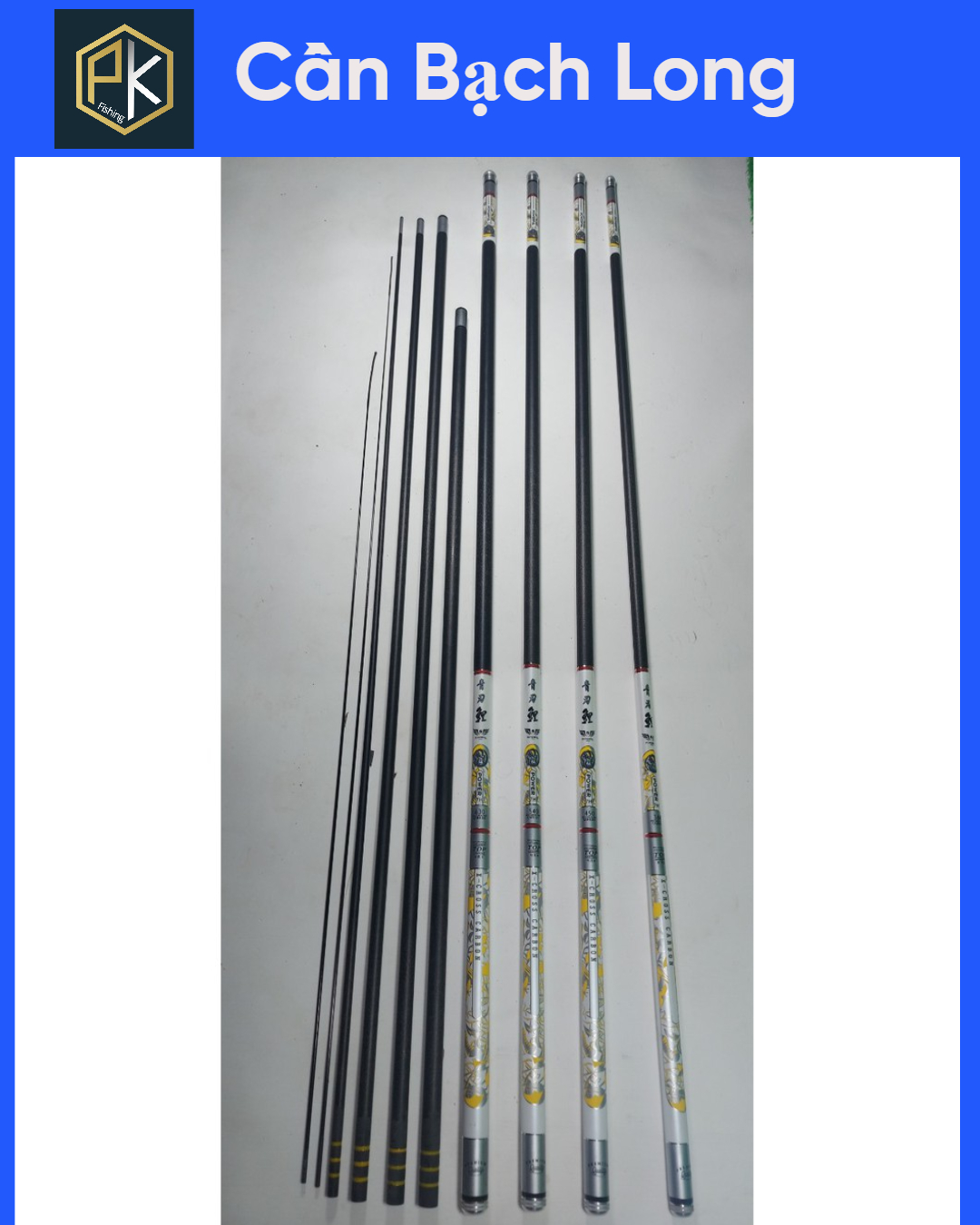 Cần Tay Bạch Long Độ Cứng 7H  (Tặng kèm 1 ngọn phụ )