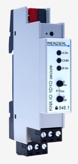 KNX IO 546.1 secure (1D1O) - Weinzierl Germany