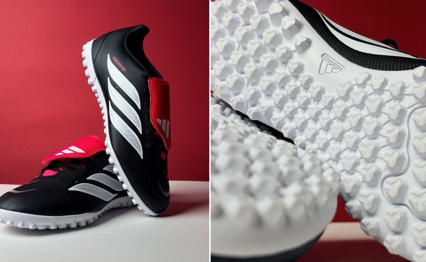 Adidas Predator Club FT TF Black/Red JR5910