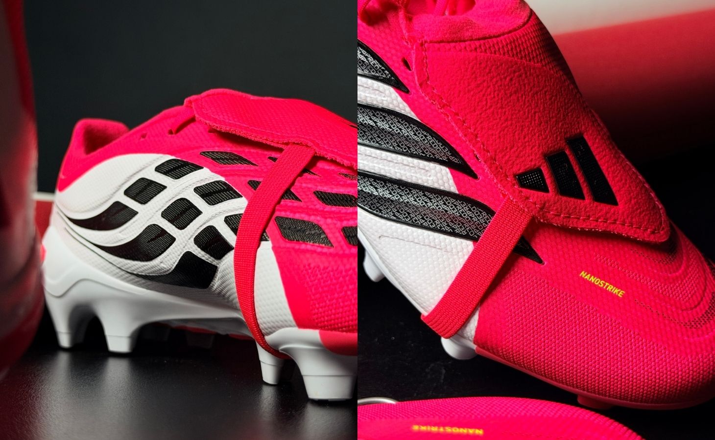 Giày Bóng Đá Adidas Predator 26 FG/MG Born For Goalds JS0422 - Đỏ/Trắng