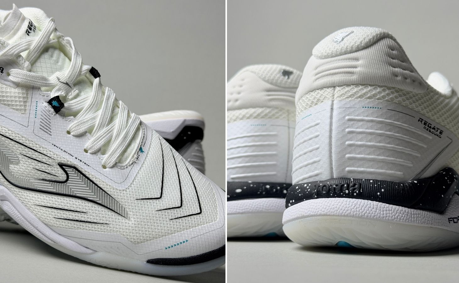 Giày Bóng Đá Fustal Joma Regate Rebound RREW2602IN White