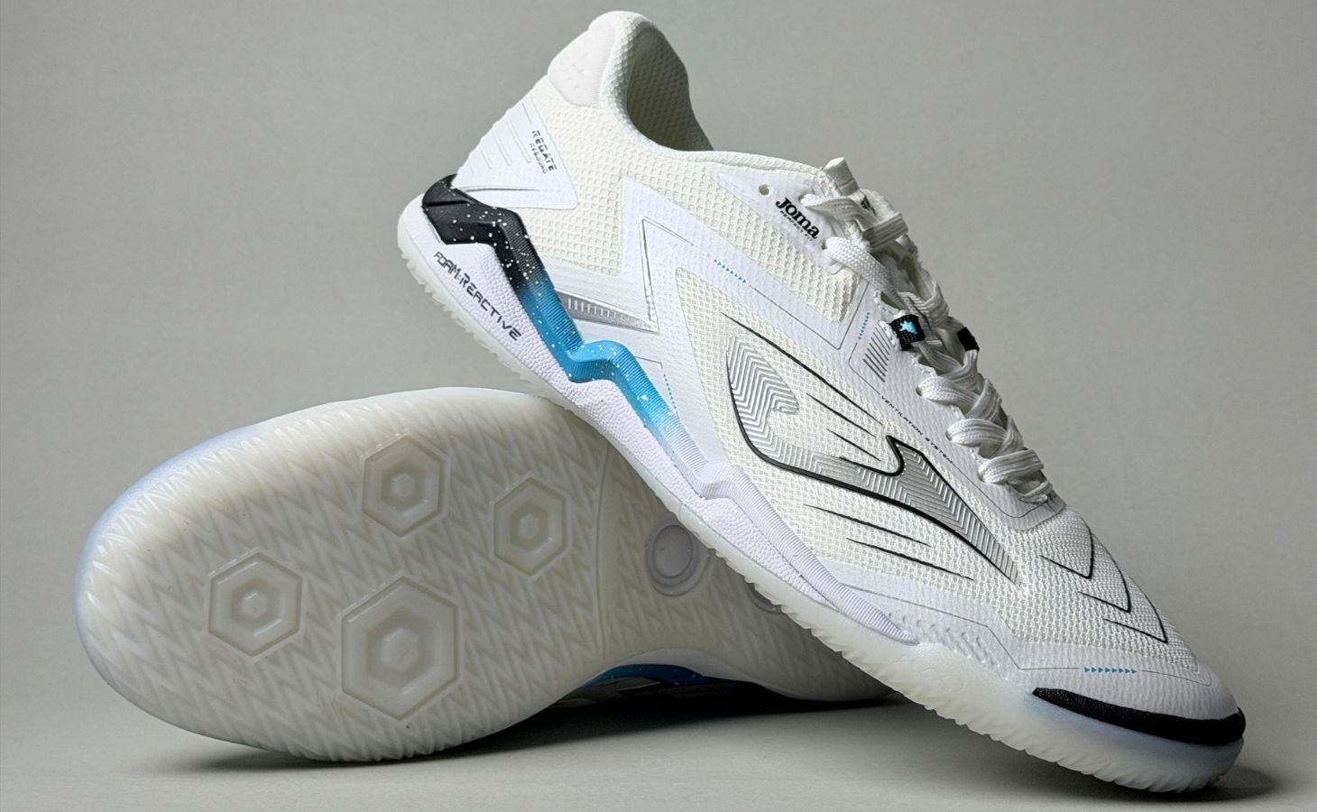 Giày Bóng Đá Fustal Joma Regate Rebound RREW2602IN White