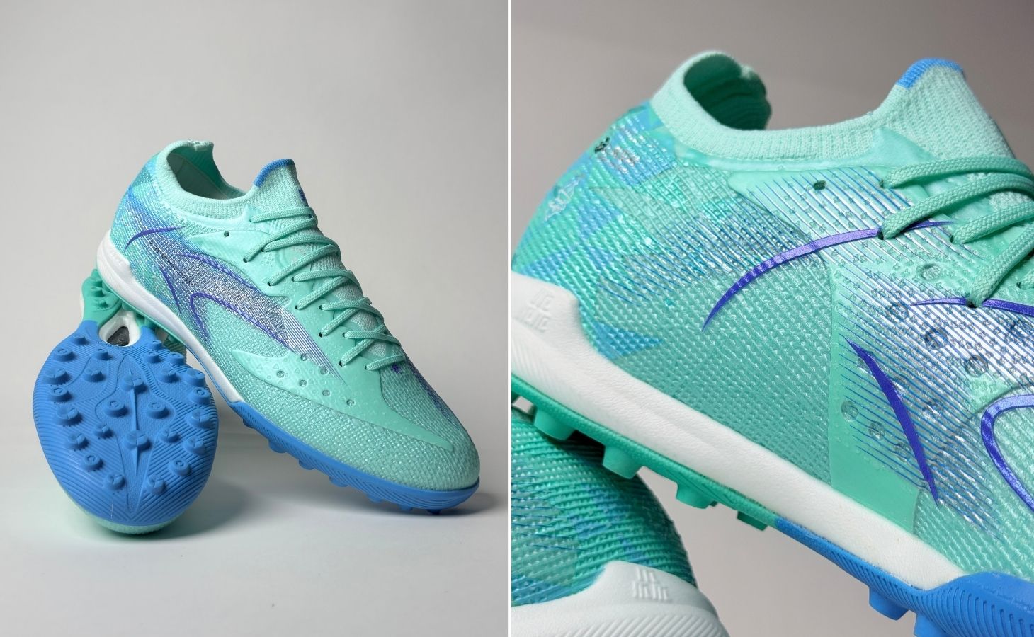 Giày bóng đá Kelme FLASH 6.0.4 TF Mint Green 8621ZX1406