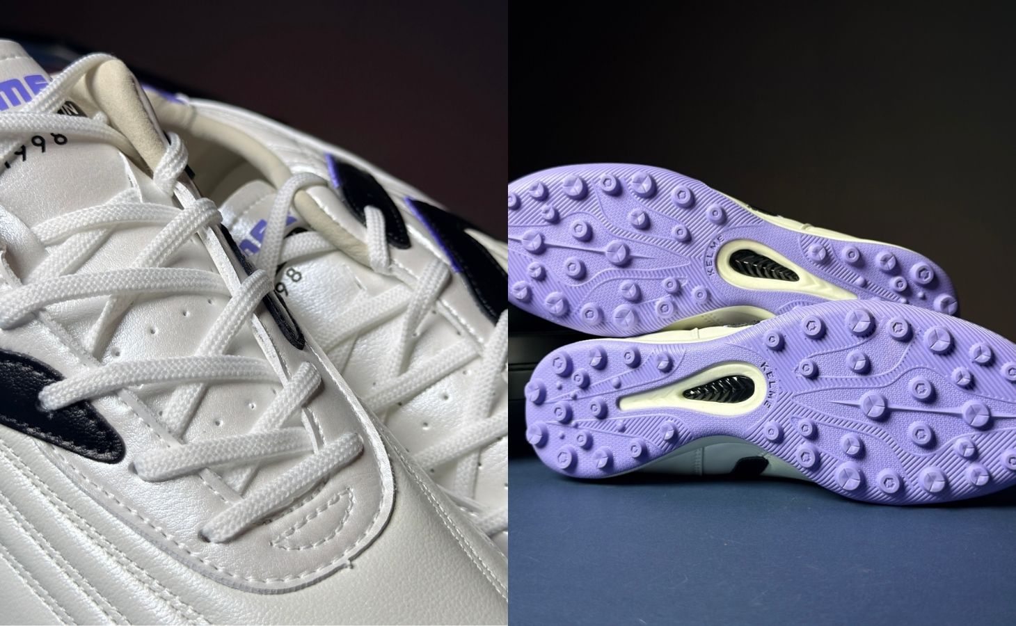 Giày Bóng Đá Kelme TF 8621ZX1451 White/Purple