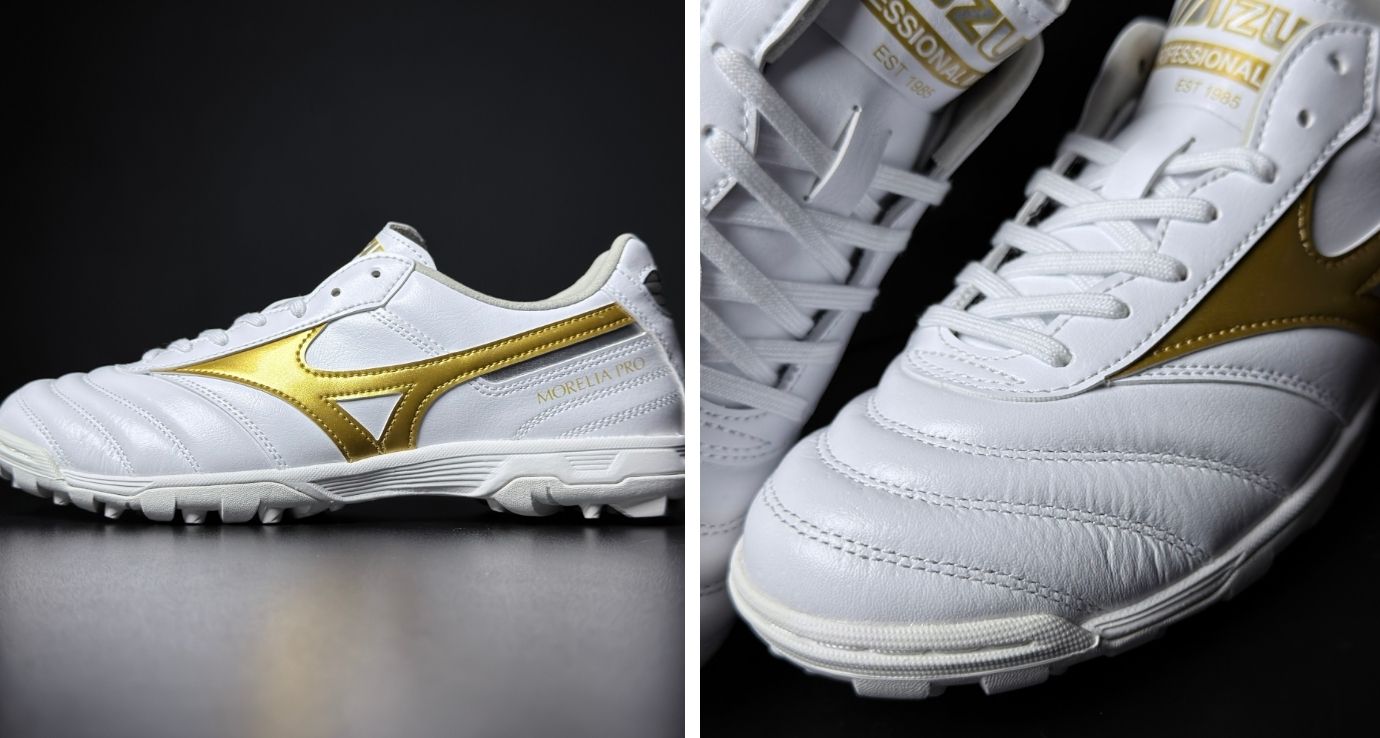 Mizuno Morelia II Pro AS Bright Gold -Trắng/Vàng Gold