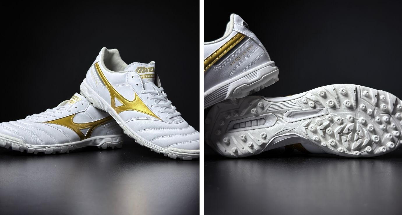 Mizuno Morelia II Pro AS Bright Gold -Trắng/Vàng Gold