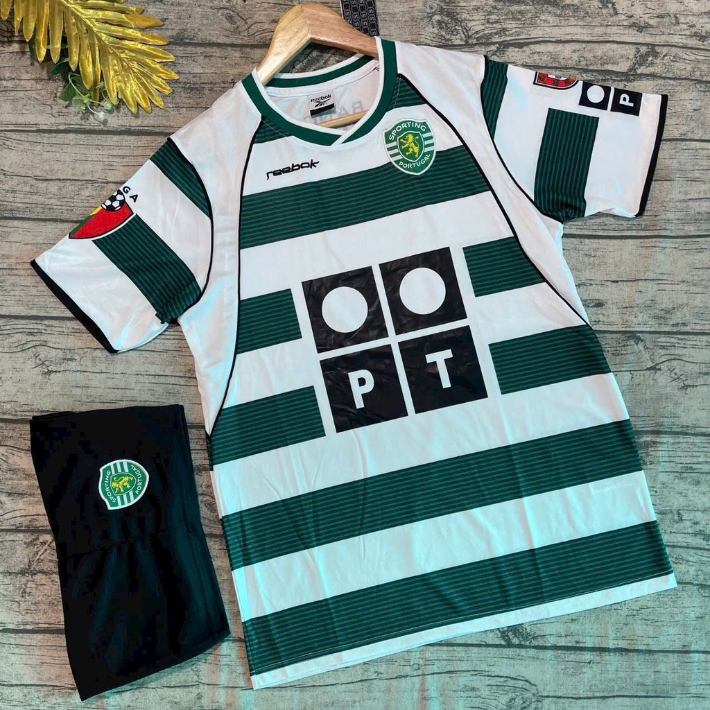 Sporting Lison 2001/2002 - Xanh/Trắng