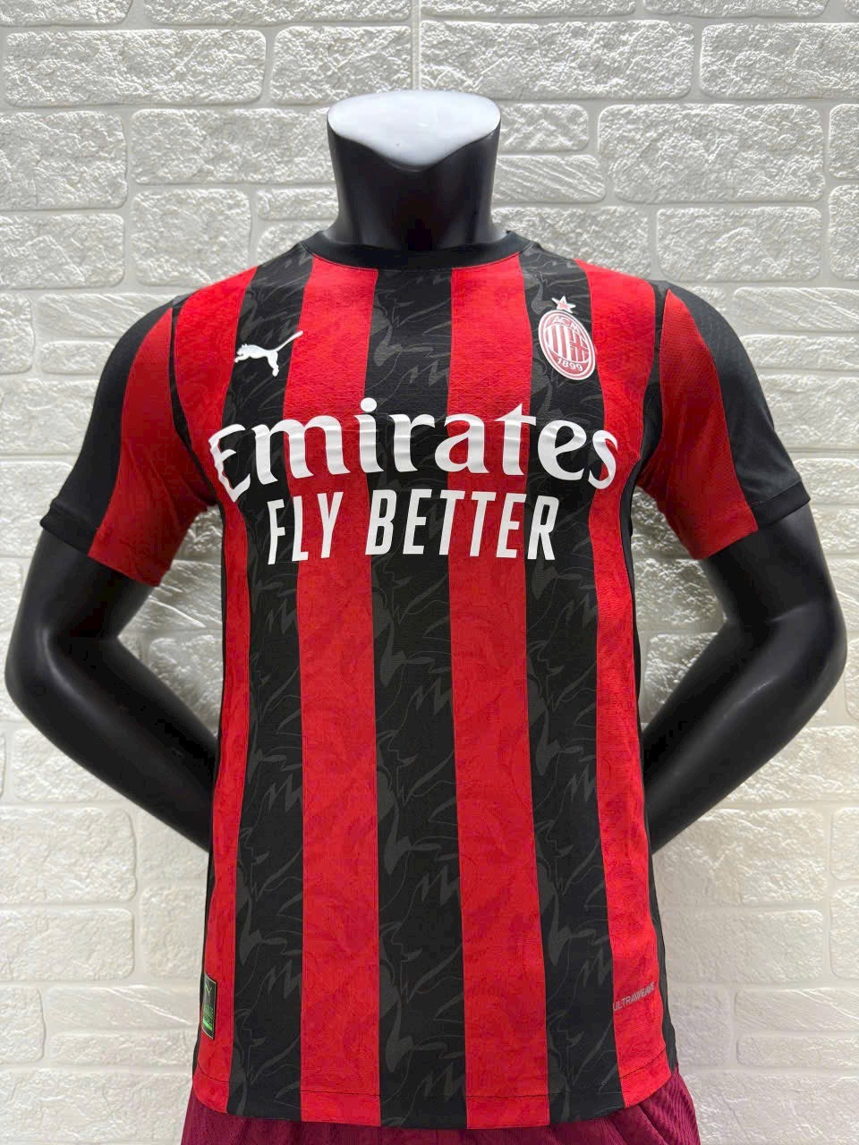 Ac Milan 25/26 - Player Đen Đỏ