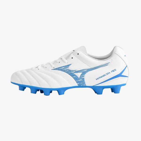 Mizuno Monarcida Neo III Select AS  FG P1GA242525  - Trắng/Xanh