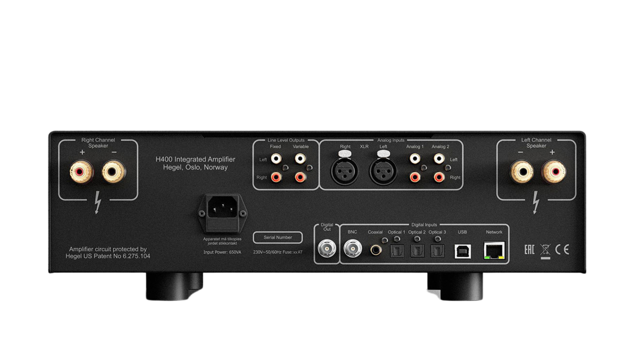 Bộ khuếch đại âm thanh Hegel H400 Streamliner – Tân binh  mới nổi gây Sốt tại Na Uy