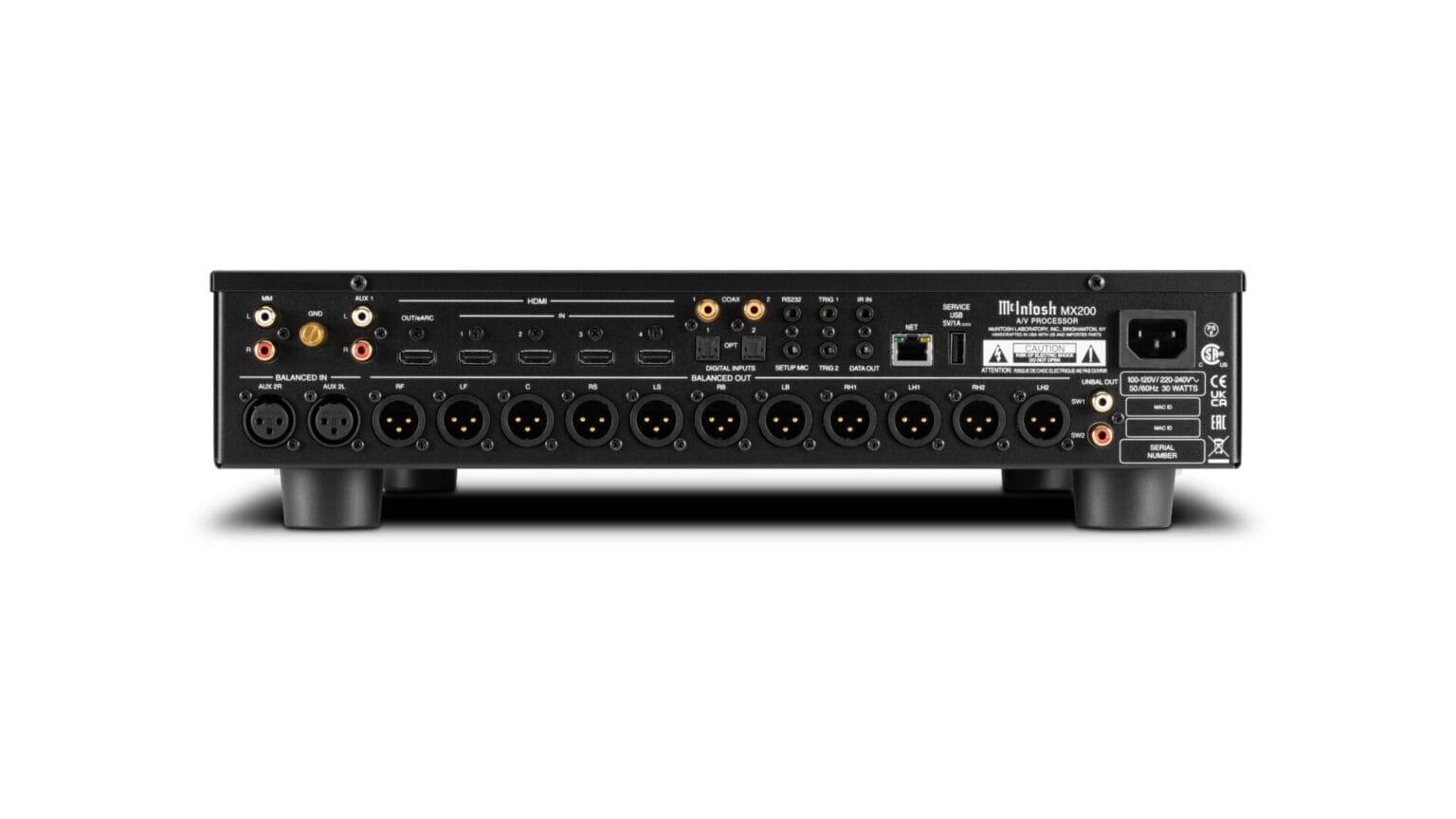 McIntosh ra mắt Bộ Xử Lý AV MX200 hứa hẹn sẽ chinh phục người nghe bằng Công Nghệ Hiệu Chỉnh Phòng Dirac Live với 11,2 kênh âm thanh
