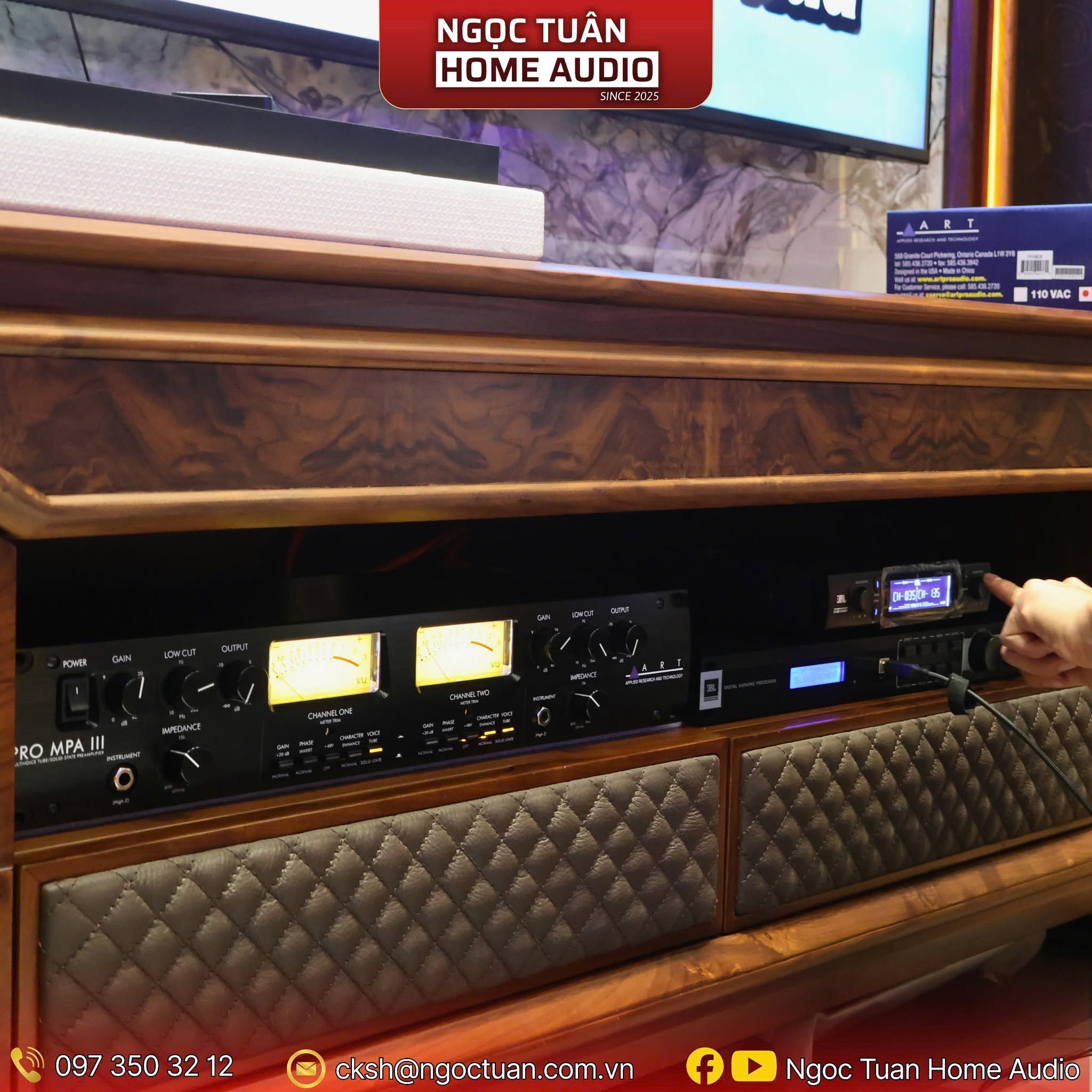 Preamp Đèn ART Pro MPA III Chính Hãng | 2 Kênh Tube Preamp | Bảo Hành 12 Tháng | Ngọc Tuân Home Audio