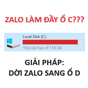 Zalo PC làm đầy ổ C -> Chuyển dữ liệu Zalo sang ổ D giúp làm trống ổ C Zalo PC làm đầy ổ C -> Chuyển dữ liệu Zalo sang ổ D giúp làm trống ổ C