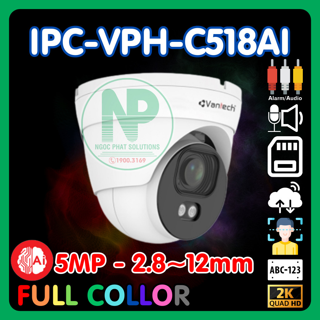 Camera VANTECH IPC-VPH-C518AI