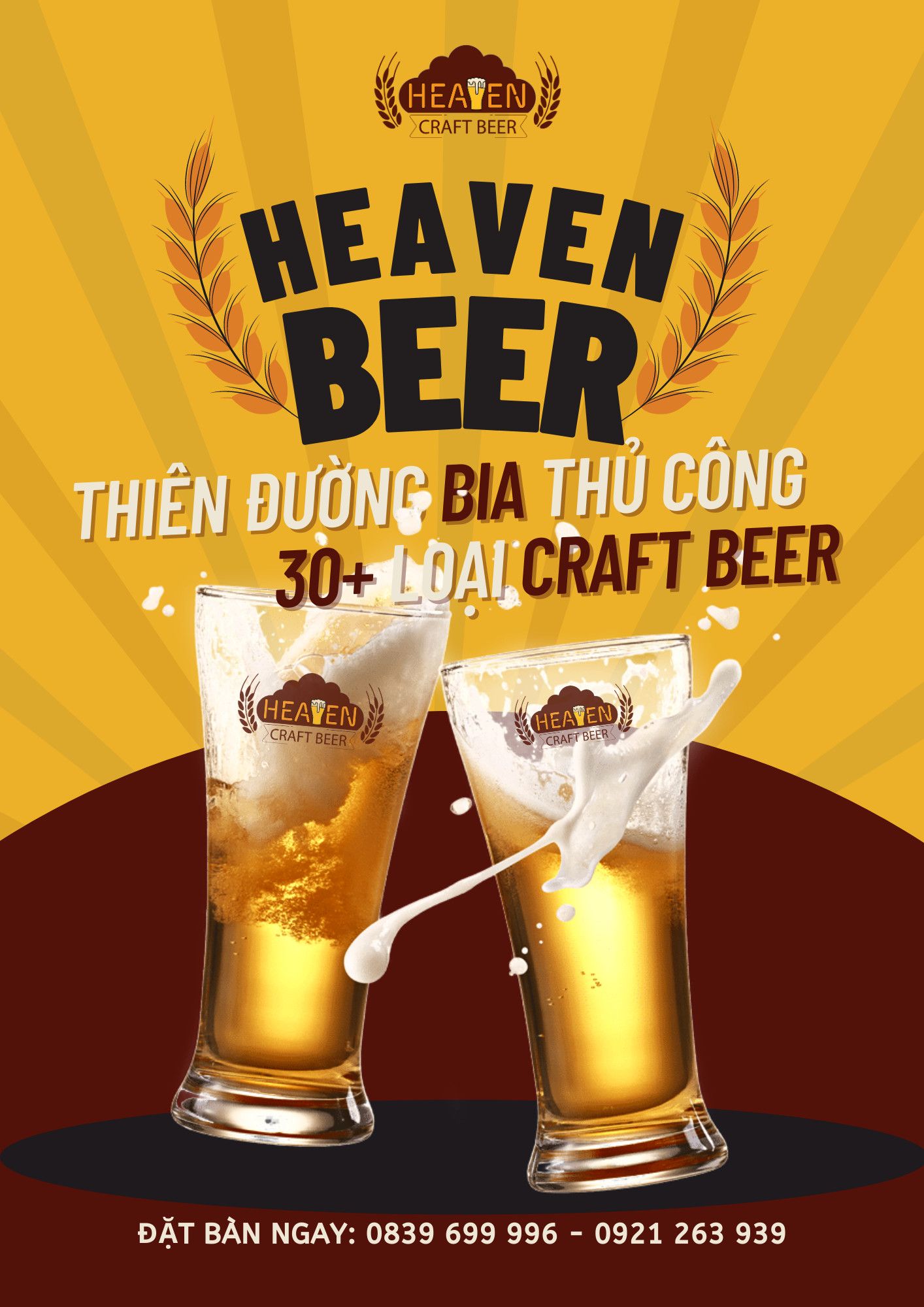 Bật mí lý do giúp bia thủ công tại Heaven ngon nhất Hà Nội