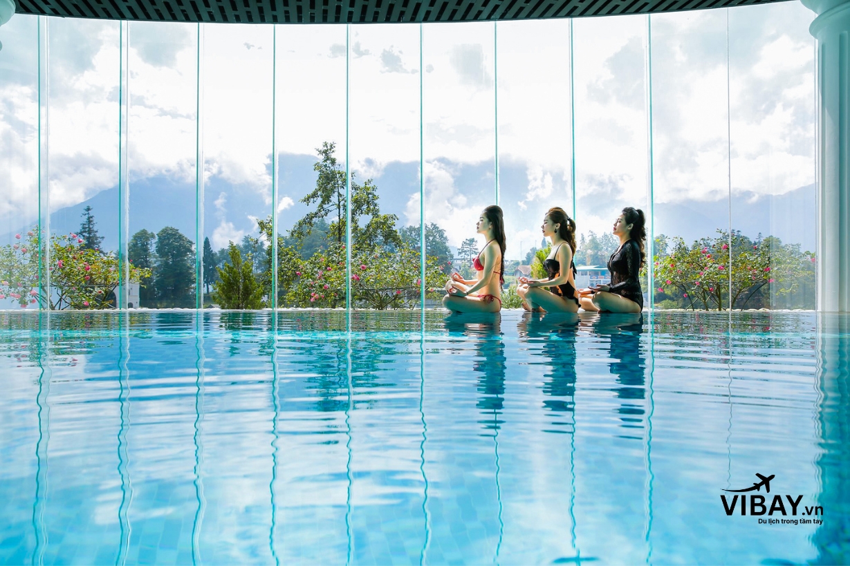 Silk Path Grand Sapa resort & spa bể bơi