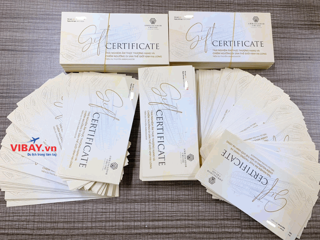 Voucher Du Thuyền Ambassador (tàu ngày)