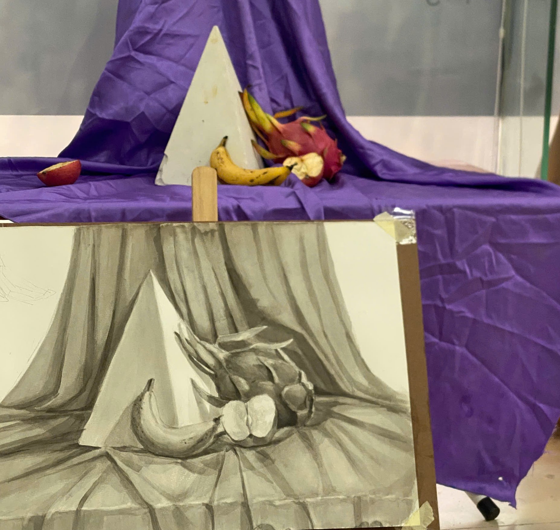 Vẽ Tranh Bằng Mực Nho: Kỹ Thuật Quan Trọng Giúp Nâng Cao Tư Duy Hình Họa Và Tách Sắc Độ Hiệu Quả