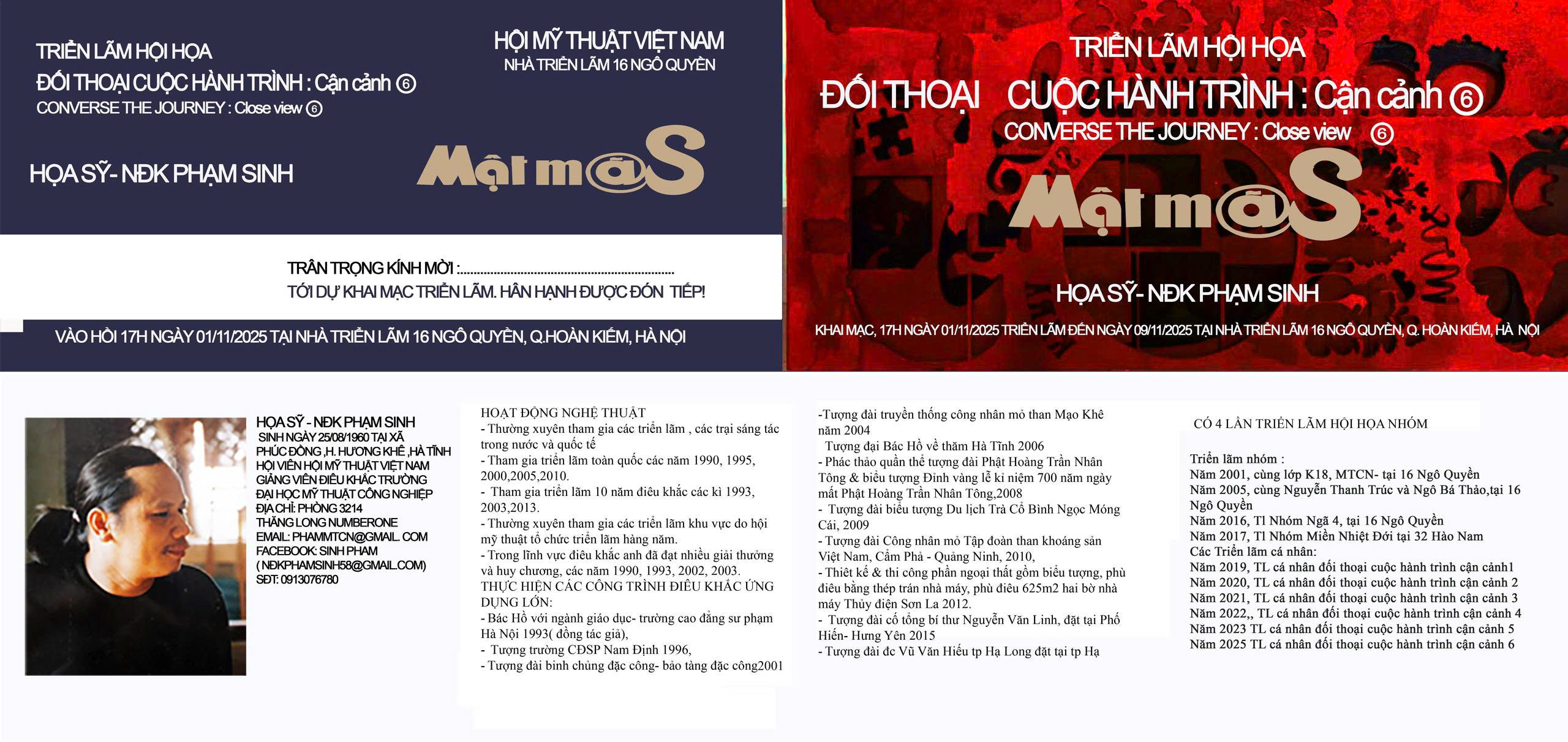 MỸ THUẬT HỒNG SÂM – NHÀ TÀI TRỢ VÀNG ĐỒNG HÀNH CÙNG TRIỂN LÃM HỘI HỌA “ĐỐI THOẠI CUỘC HÀNH TRÌNH: CẬN CẢNH 6”