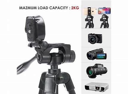 Miliboo A301 Chân Máy Ảnh / Điện Thoại Nhẹ 58'' (Tặng kèm Remote)