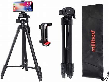 Miliboo A301 Chân Máy Ảnh / Điện Thoại Nhẹ 58'' (Tặng kèm Remote)
