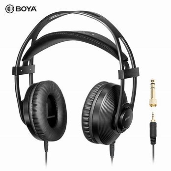 Tai nghe giám sát chuyên nghiệp BOYA BY-HP2  dành cho Điện thoại / Laptop/ Máy ảnh