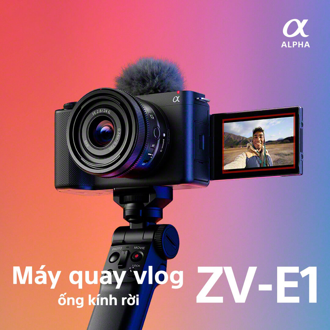 Máy ảnh Sony Alpha Full Frame ZV-E1 (Nhập Khẩu)