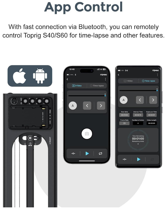 Thanh Trượt Camera Có Động Cơ Accsoon Toprig S60