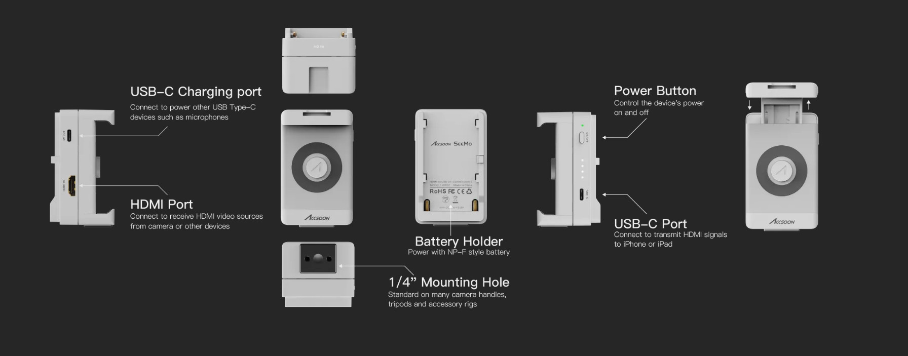 Bộ chuyển đổi iOS/HDMI Accsoon SeeMo
