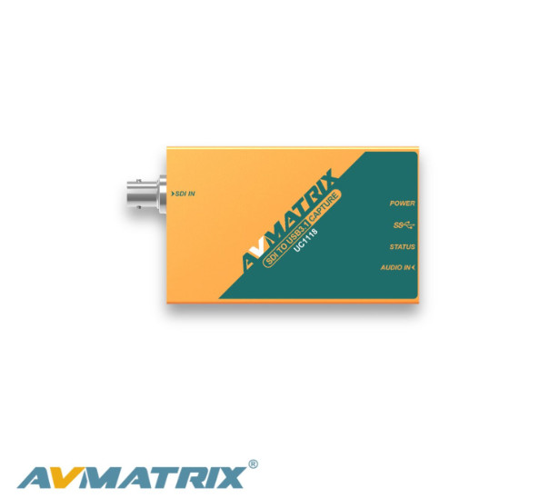 Chụp thẻ AVMATRIX UC-1118 SDI to USB3.1 TYPE-C Video Capture
