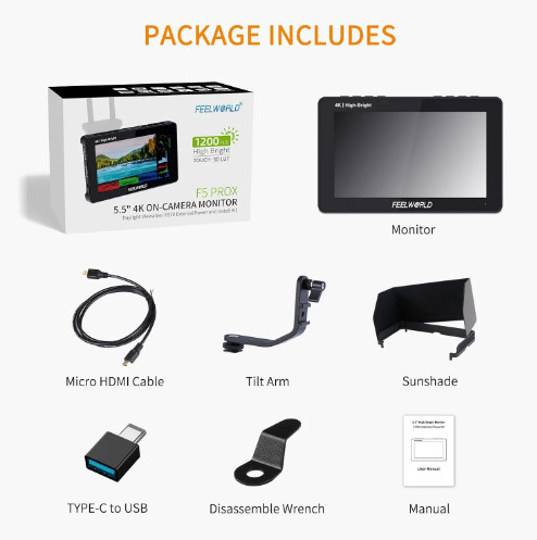 Màn hình Feelworld F5 Pro X - Monitor 5.5 Inch 1600nit