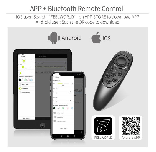 Màn hình Feelworld TP10 - Máy Nhắc Chữ 10 inch Cho Điện Thoại Máy Tính Bảng