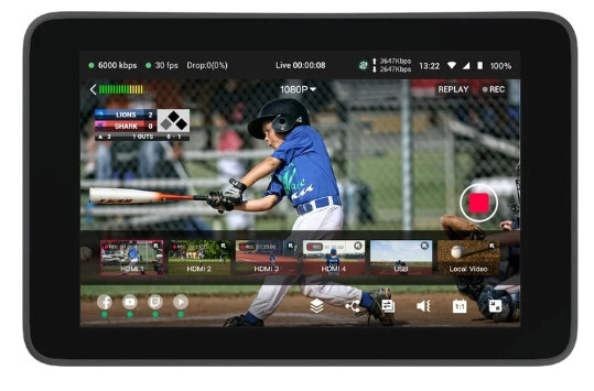 Truyền dẫn video không dây Yolobox Ultra - Verticam 1080p Vertical Live Streaming PTZ Camra With 12x Optinal Zoom