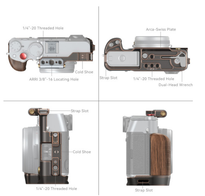 Khung SmallRig Retro Camera Cage for Fujifilm X100VI